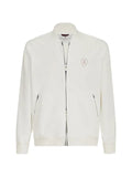 Brunello Cucinelli logo-patch zip-up jacket