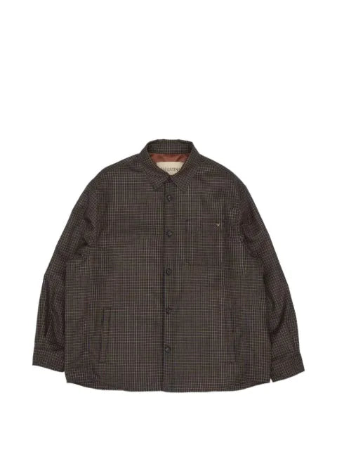 Valentino Garavani check virgin wool jacket