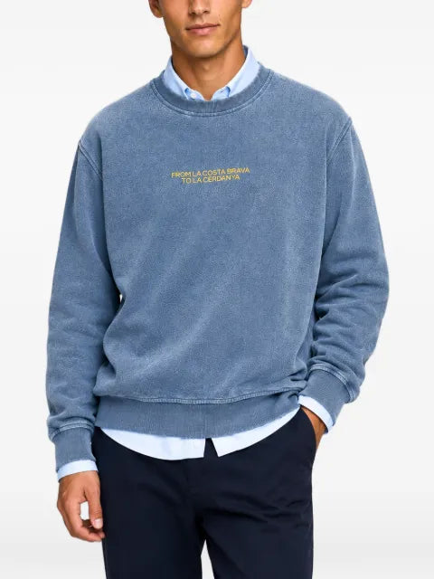 LES HÉRITIERS Roots embroidered sweatshirt