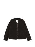 RANRA logo-embroidered zip-up jacket