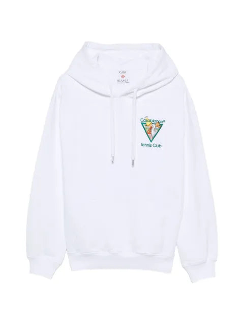 Casablanca logo-embroidered hoodie