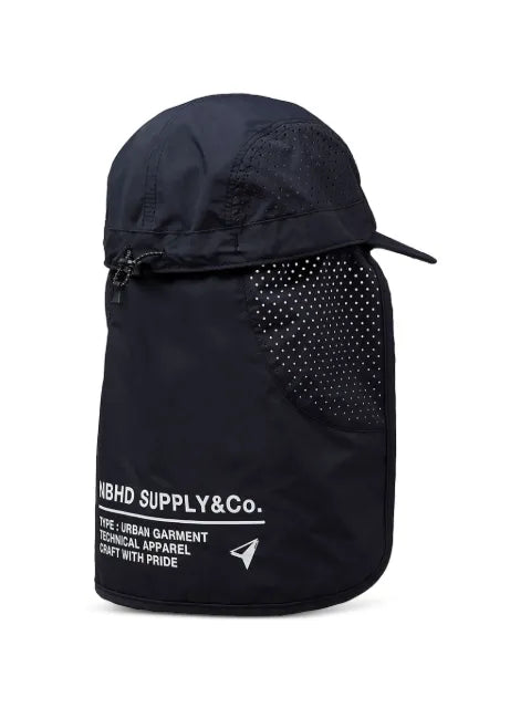 Neighborhood logo-print baseball cap