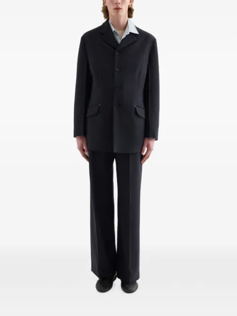 Jil Sander technical crêpe deconstructed jacket