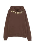 Palm Angels Neck Logo printed hoodie