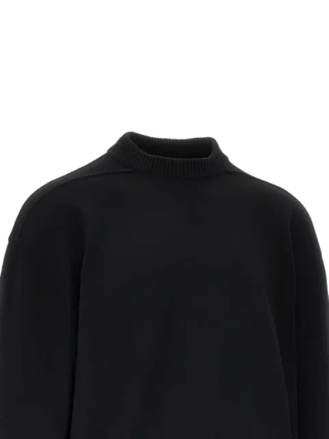 Rick Owens Tommy ribbed-trim drop-shoulder sweater