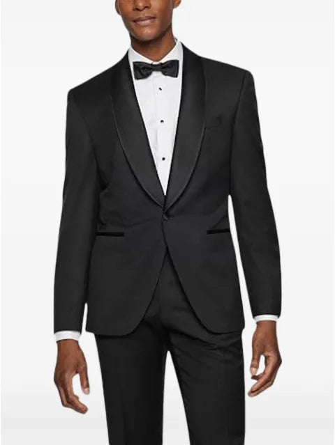 BOSS shawl-lapel tuxedo jacket