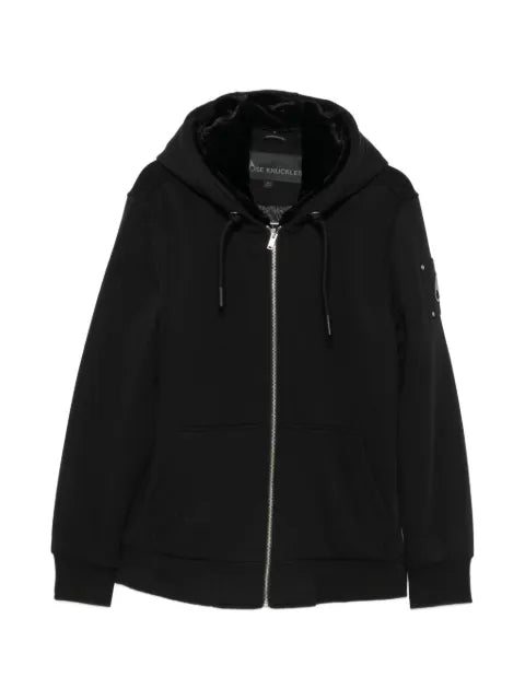 Moose Knuckles Bunny logo-patch hoodie