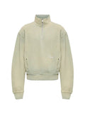 RHUDE Classique embroidered-logo quarter-zip sweatshirt