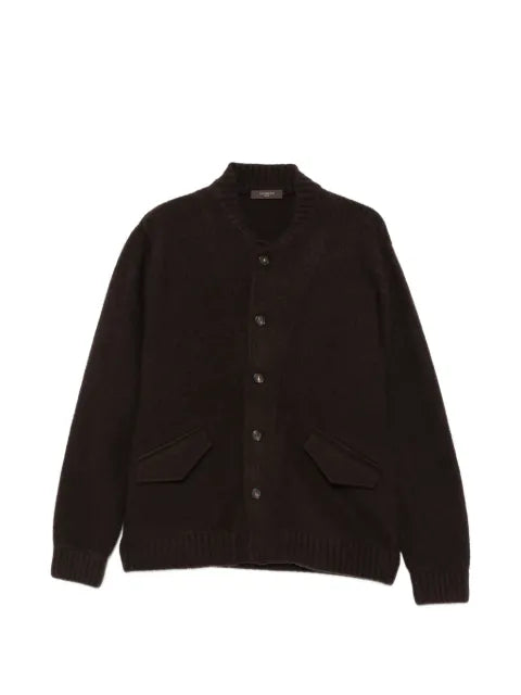 Zanone button-up rib-trimmed cardigan