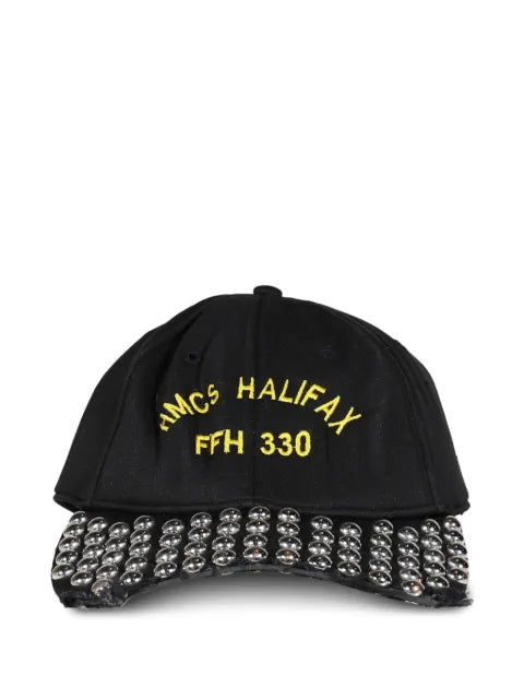 Joshua J. embroidered studded baseball cap