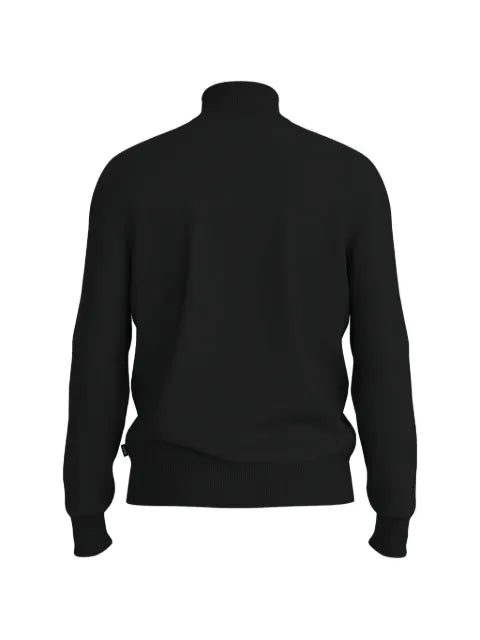 BOSS H-Ebenji merino-wool sweater with zipper neck
