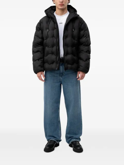 HUGO quilted hooded jacket