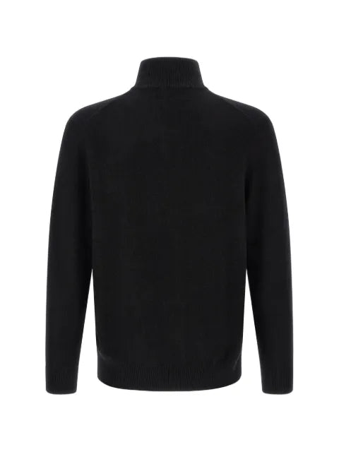 Ballantyne diamond intarsia cardigan
