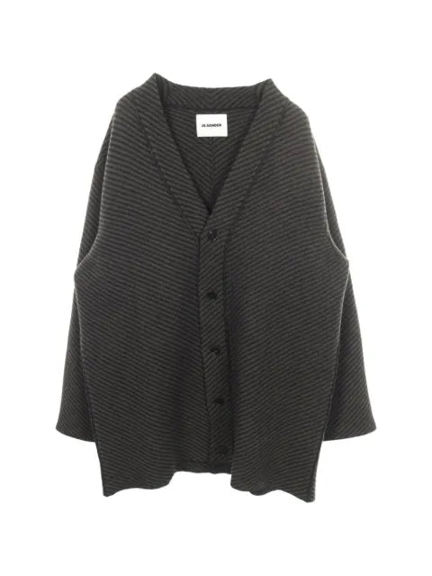 Jil Sander Pre-Owned 2010s striped wool cardigan
