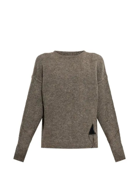 ROA logo-detail mohair-blend sweater