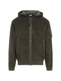 C.P. Company corduroy zip-up hooded jacket