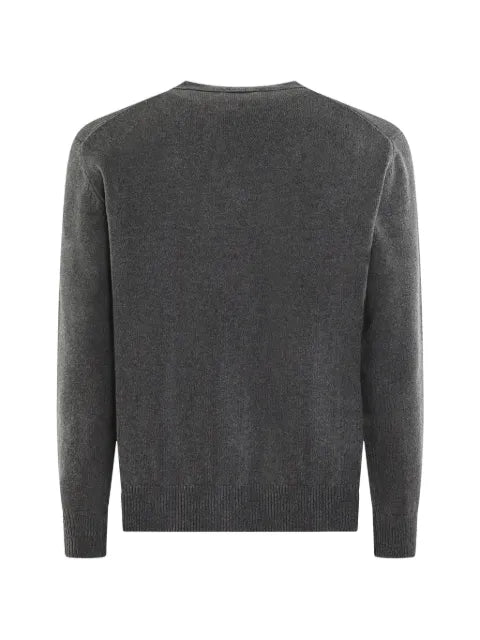 Jacob Cohën logo-embroidered V-neck cardigan