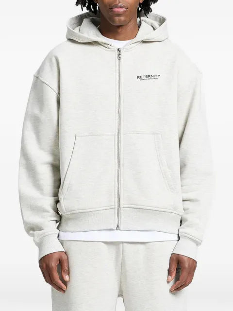 RETERNITY Creative Dept zip-up hoodie