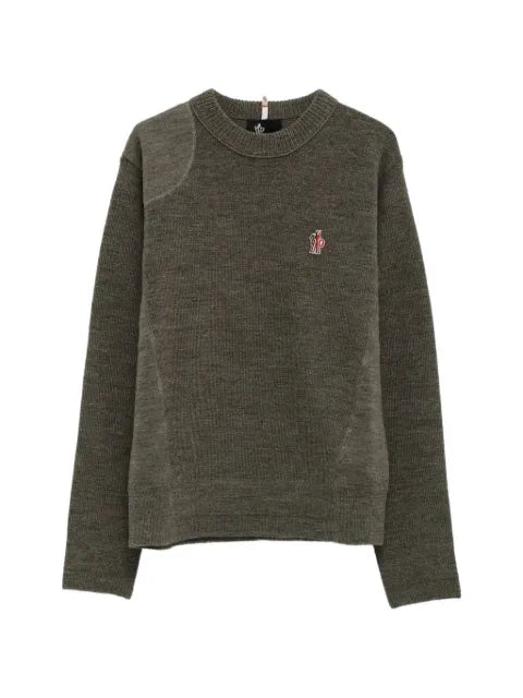 Moncler Grenoble sweater with logo patch