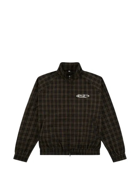 Boredom Kills plaid track jacket