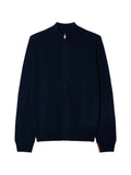 Paul Smith navy cashmere zip cardigan