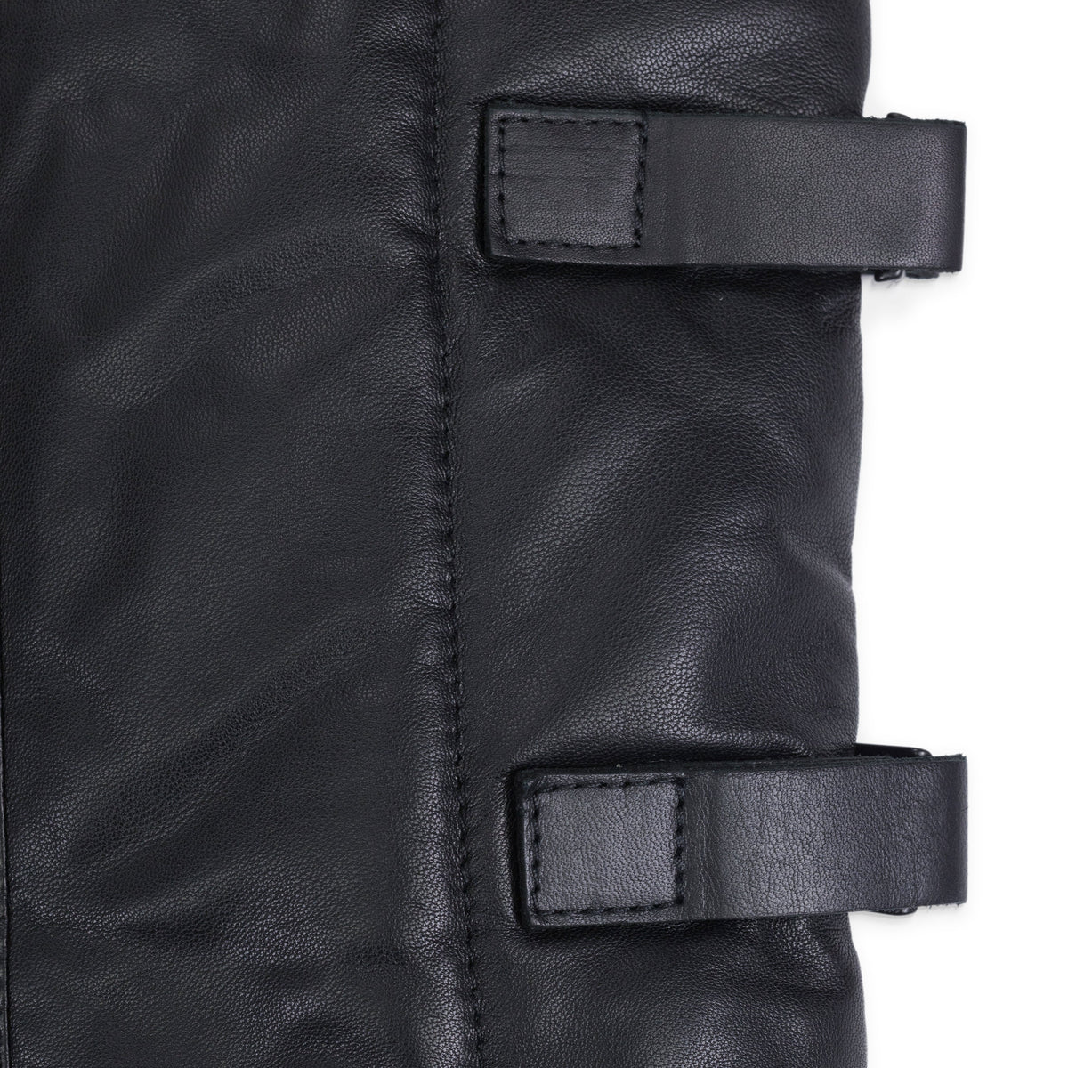 Black Oakland Leather Vest