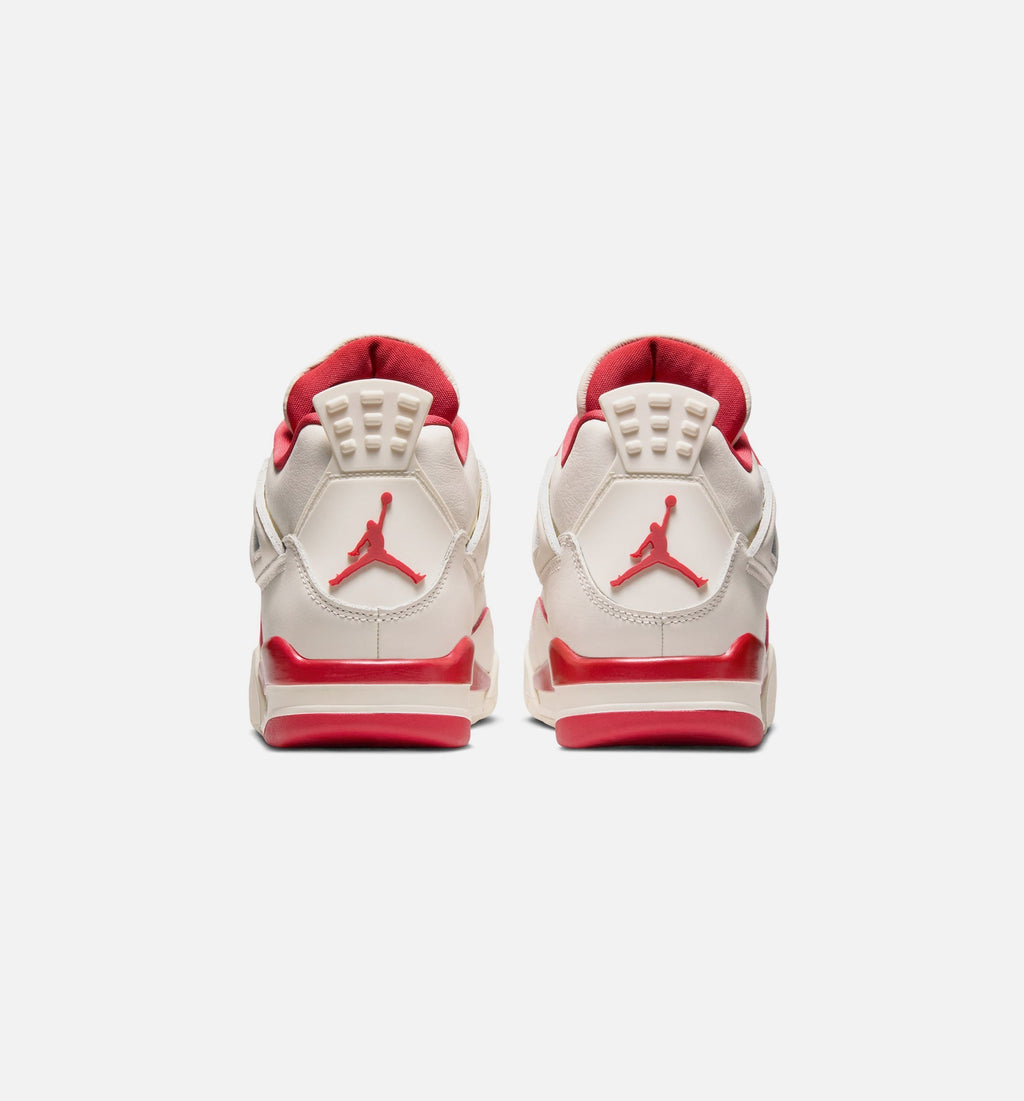 Air Jordan 4 Retro Valentine's Day | Women's Lifestyle Shoe | Light Ivory/Sierra Red/Siren Red