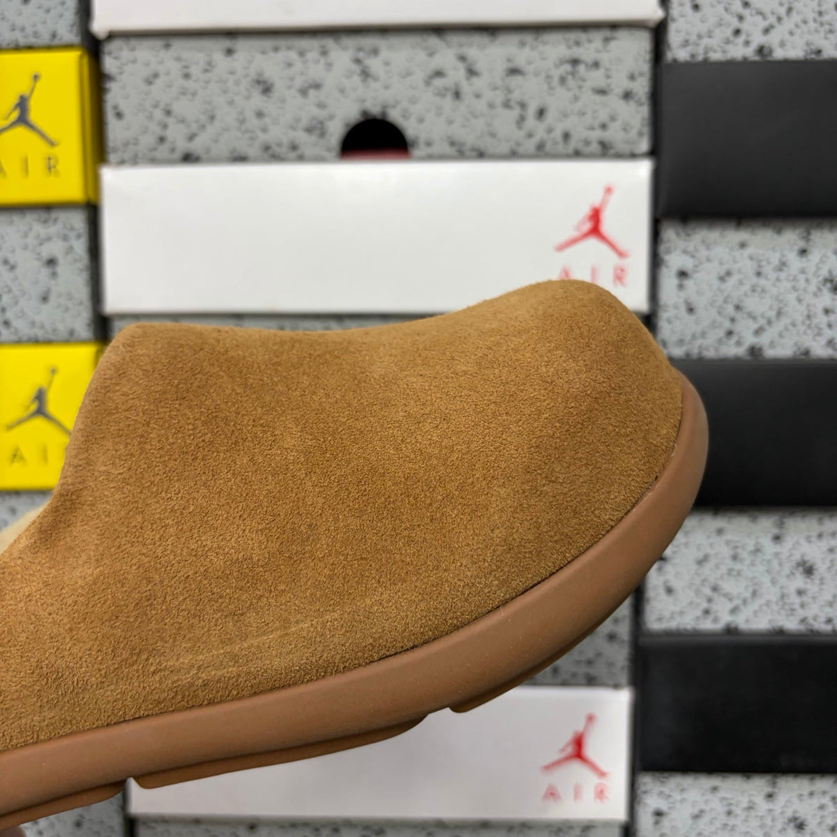 UGG Funkette Mule – Women’s Sheepskin-Lined Suede Slip-On in Chestnut