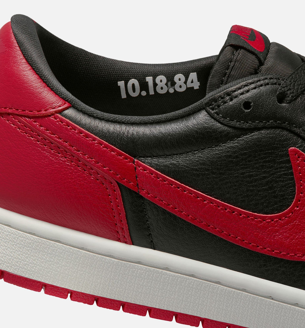 Air Jordan 1 Retro Low OG Banned Men's Lifestyle Shoe – Black/Varsity Red/Summit White