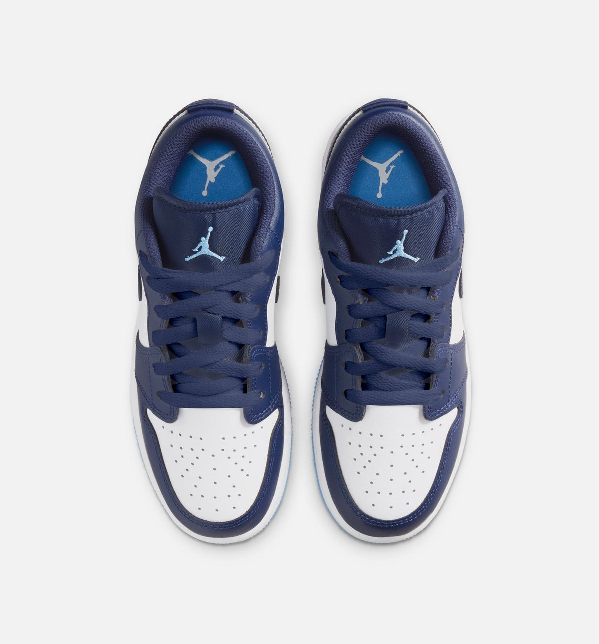 Air Jordan 1 Low Big Kids' Lifestyle Shoes - Midnight Navy/University Blue/White