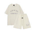 FW24 Half Arc T-Shirt / Shorts / Set - Milky White