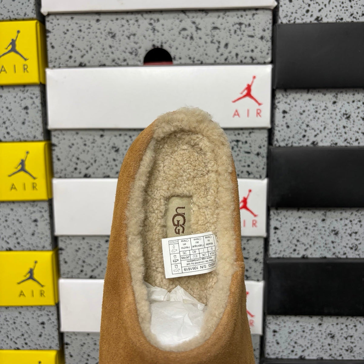 UGG Funkette Mule – Women’s Sheepskin-Lined Suede Slip-On in Chestnut