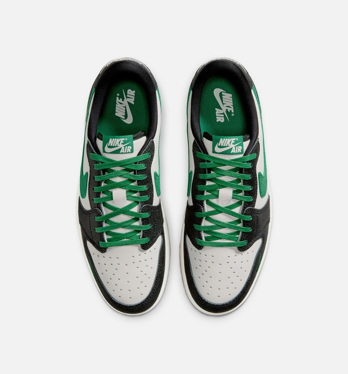 Air Jordan 1 Retro Low OG Phantom and Pine Green Men's Lifestyle Shoe – Phantom/Pine Green/Black
