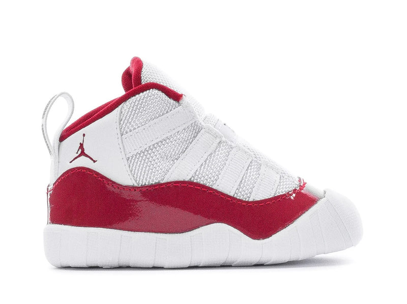 Jordan 11 Crib Bootie "Cherry" White/Varsity Red-Black (CI6165 116)