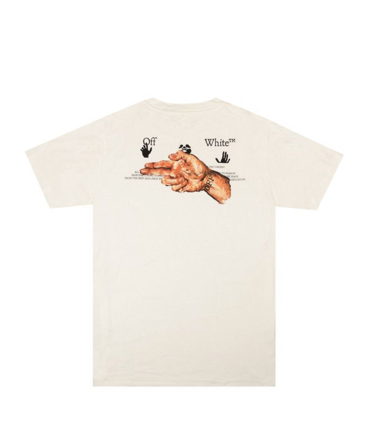 Off-White Pascal Print Slim T-Shirt White