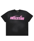 Hellstar Classic T-Shirt Gel Print Black/Pink