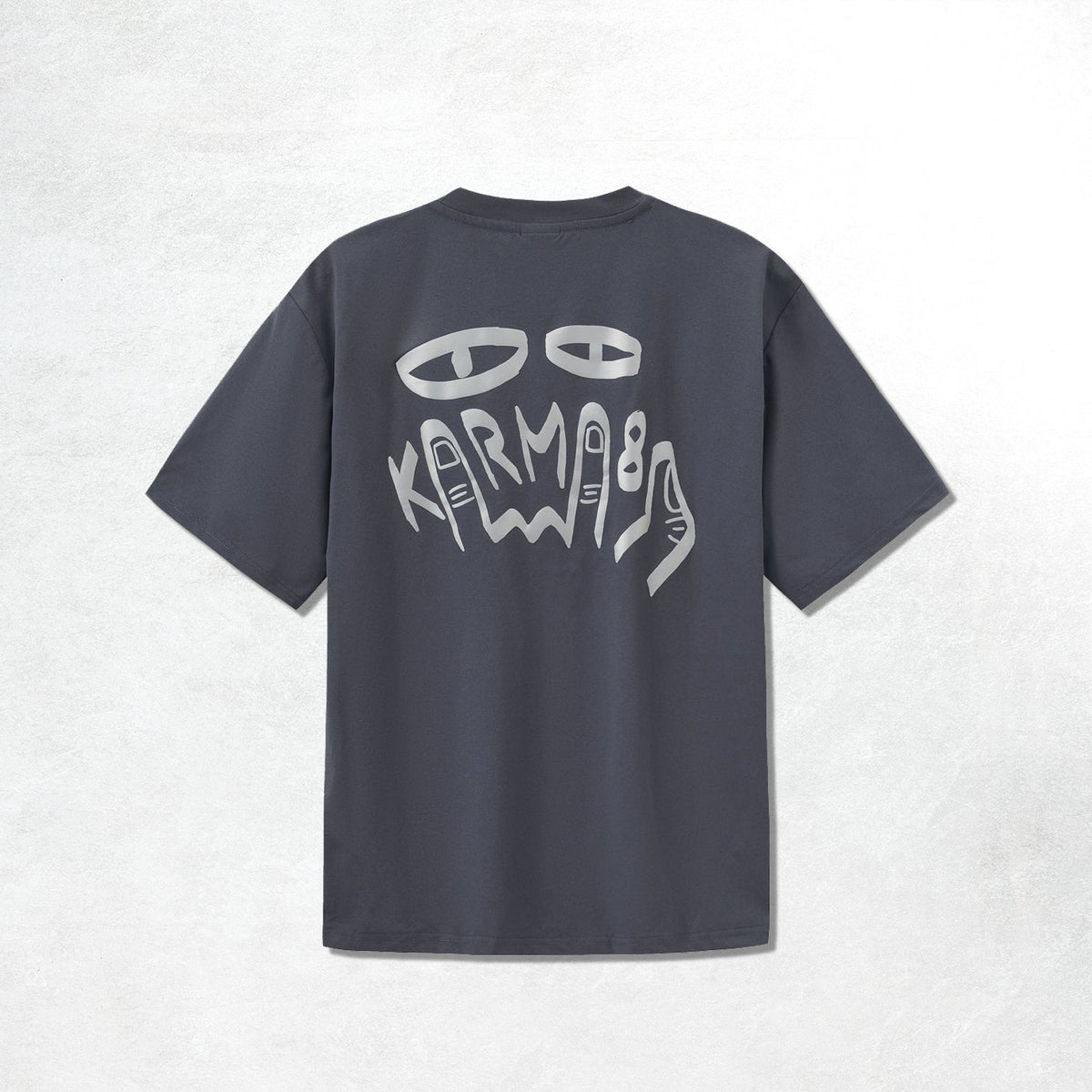 Karma8a Logo Pocket Rue Tee: Navy