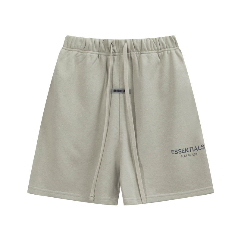 Fear Of God Essentials Reflective Letter Casual Loose Shorts Unisex