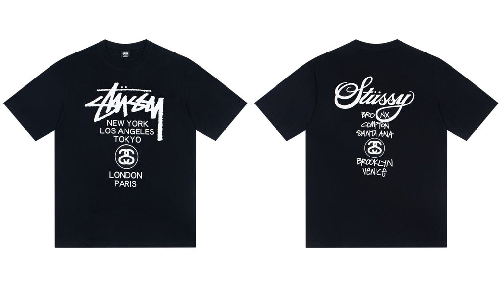 Stussy World Tour Cities Graphic Short Sleeve Tee
