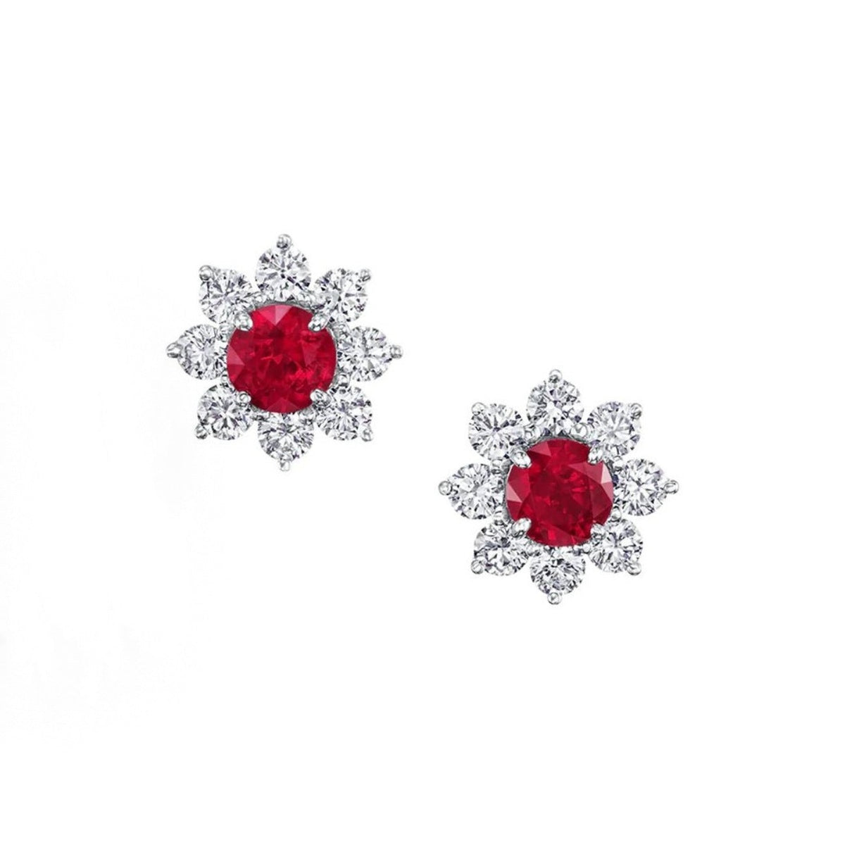Harry Winston Style Sunflower Cubic Zirconia Necklace