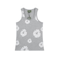 Denim Tears Grey Floral Print Slim Fit Ribbed Tank Top