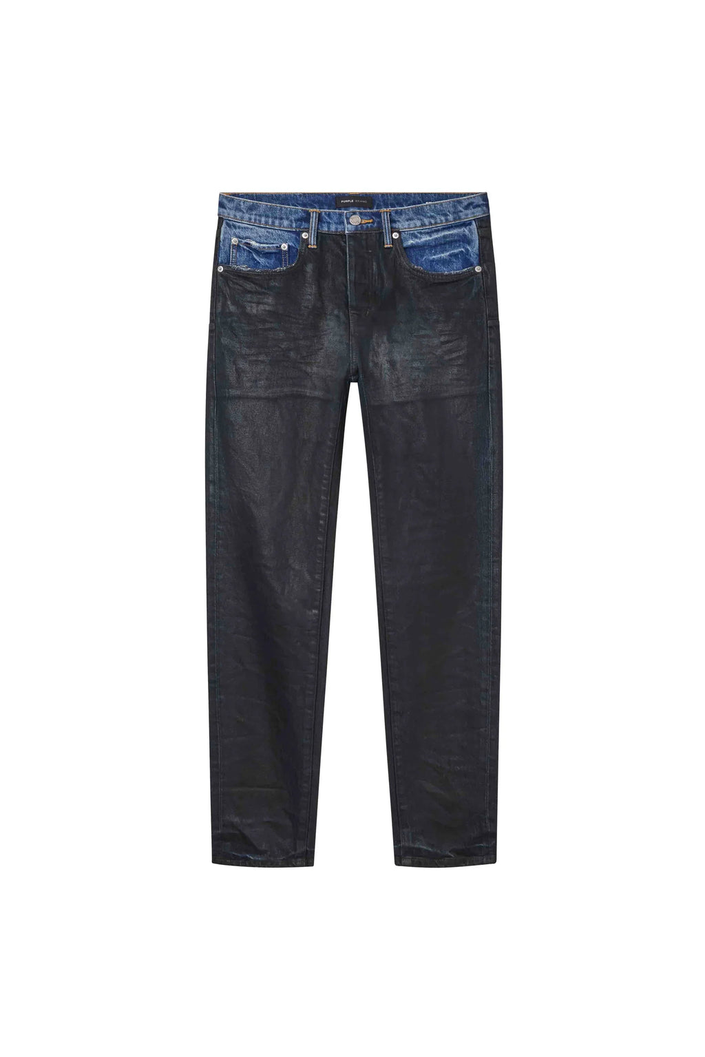 Purple Brand Skinny Coated Indigo Denim