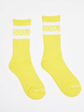 Mid-Calf Black/Yellow Socks