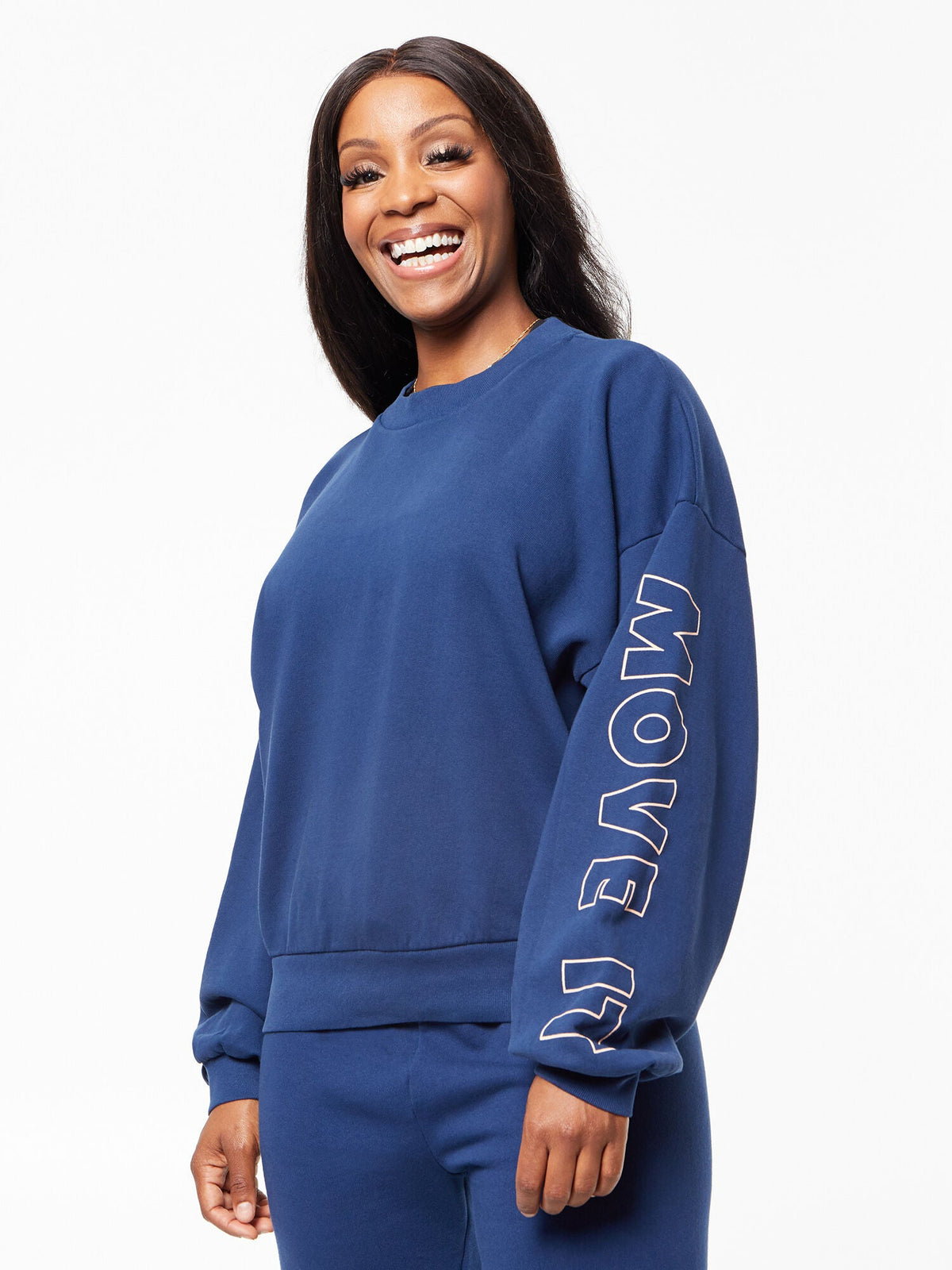 THE LOOSEN UP CROP SWEATSHIRT
