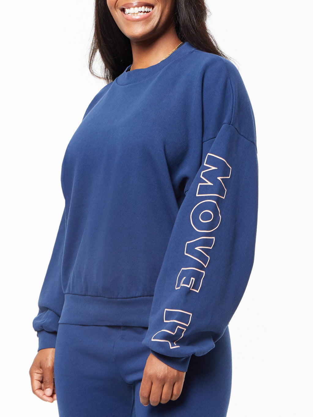 THE LOOSEN UP CROP SWEATSHIRT