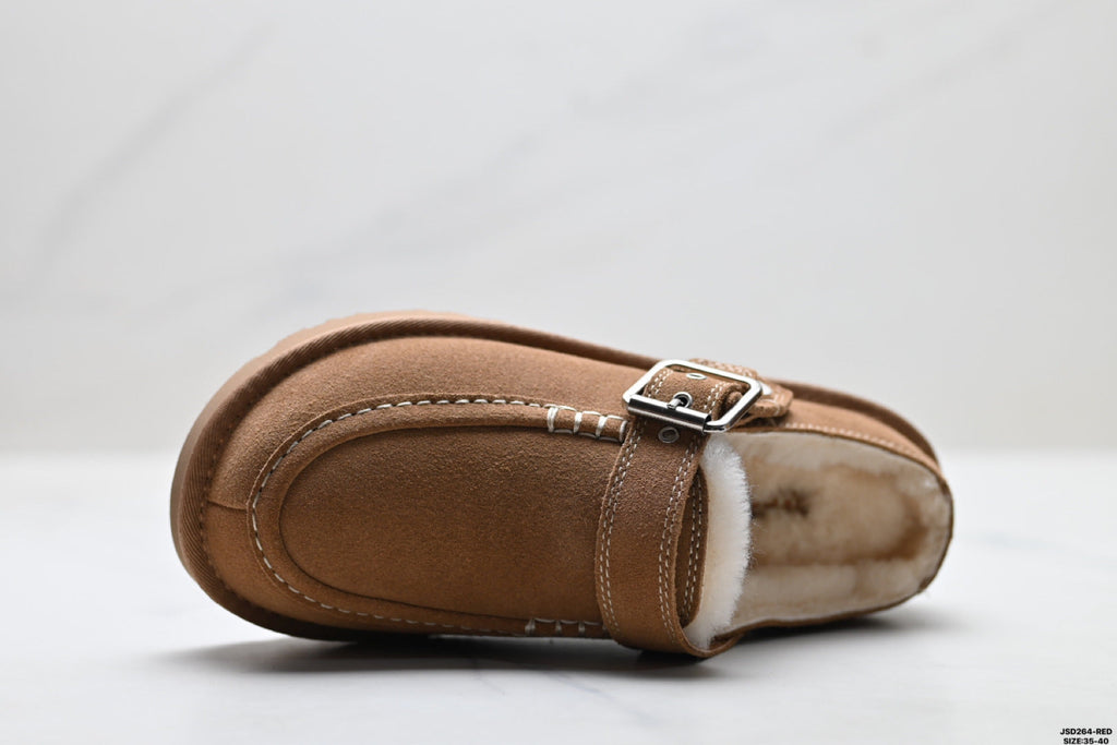 UGG Tazz Shearling Platform Slip-Ons