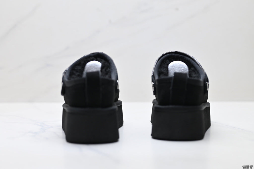 UGG Tazz Shearling Platform Slip-Ons