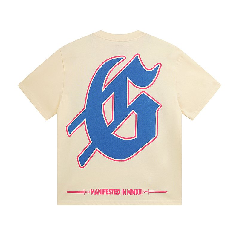 Godspeed Cream Front & Back Graphic T-Shirt