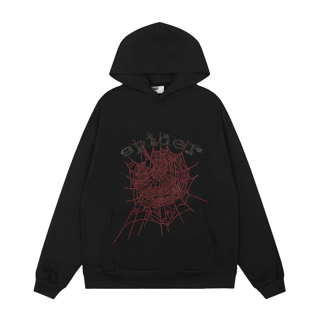 Sp5der Spider Web Graphic Hoodie & Sweatpants Set