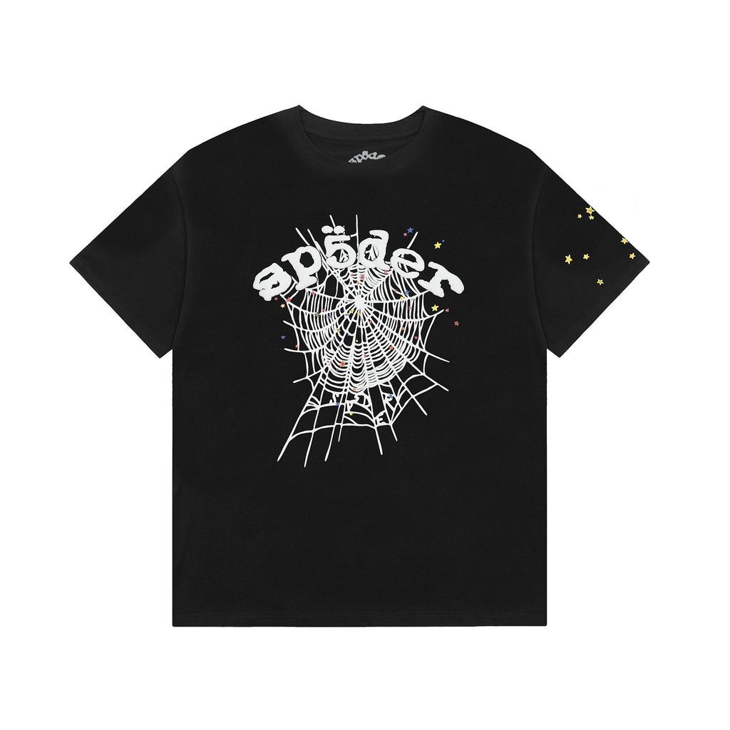 Sp5der Spiderweb Graphic Short-Sleeve T-Shirt